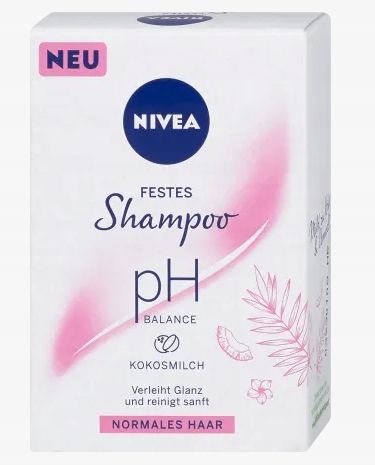 Nivea Szampon W Kostce Z Mleczkiem Kokosowym, 75 G