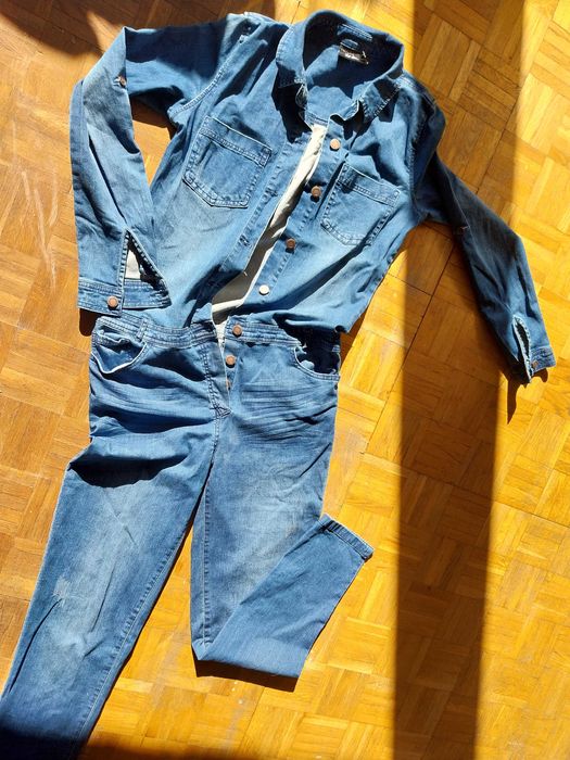 Kombinezon spodnium jeansiwe M/L