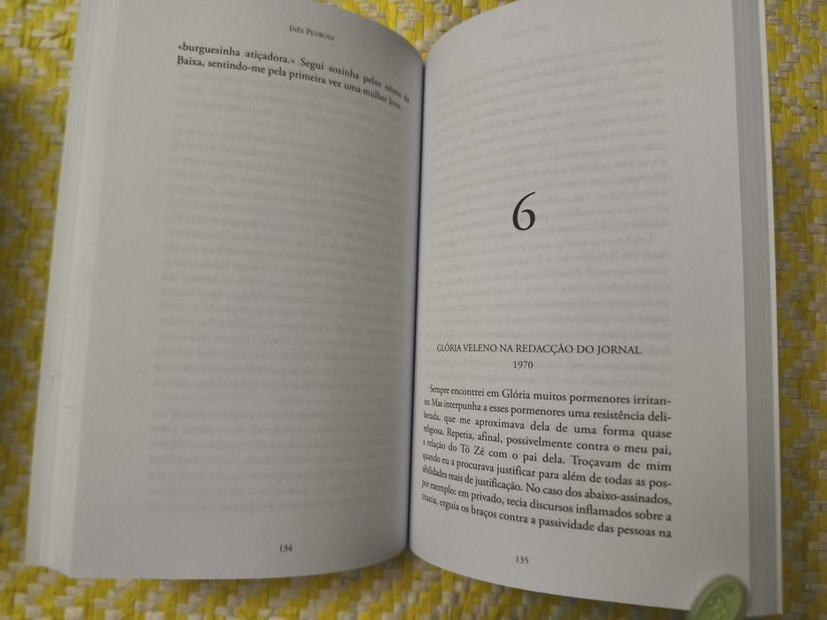 Nas tuas mãos – 
Inês Pedrosa