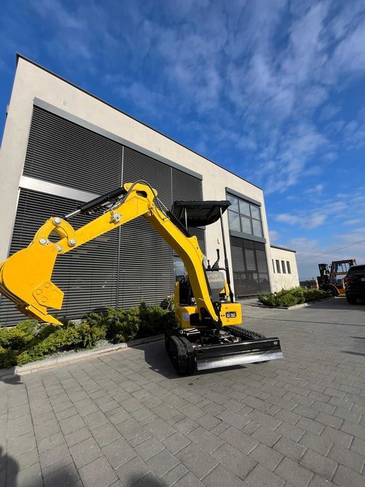 Rozsuwane gąsienice i Ruchome ramie GG800NX mini koparka minikoparka