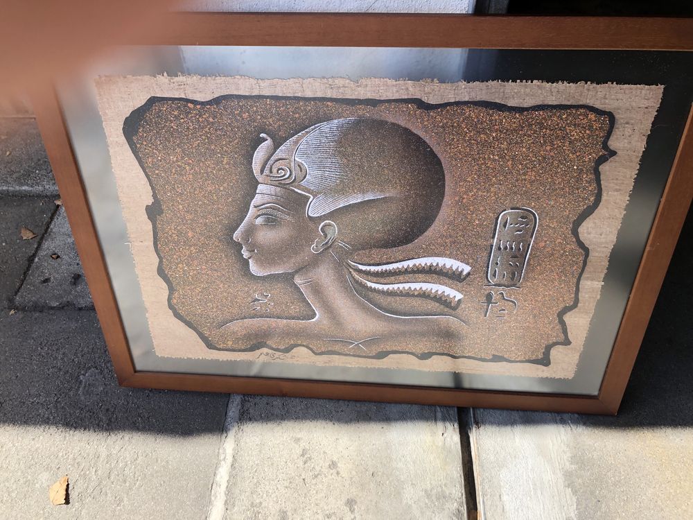 Quadro antigo deusa