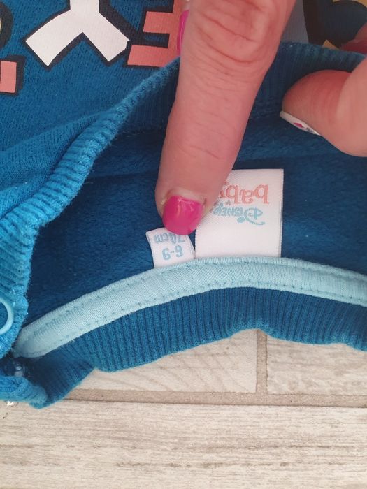 Dres dresik komplet niemowlęcy chłopiec myszka Miki 74 cm