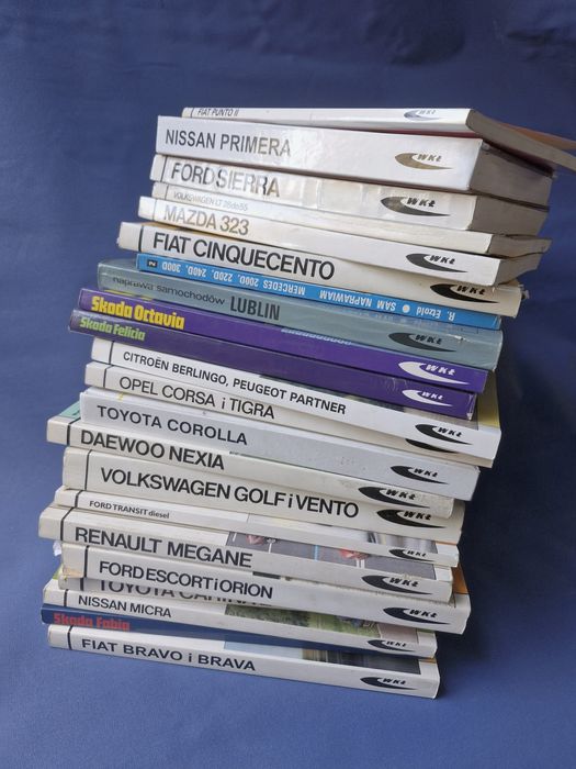 Książki Naprawa Samochodu Różne Modele