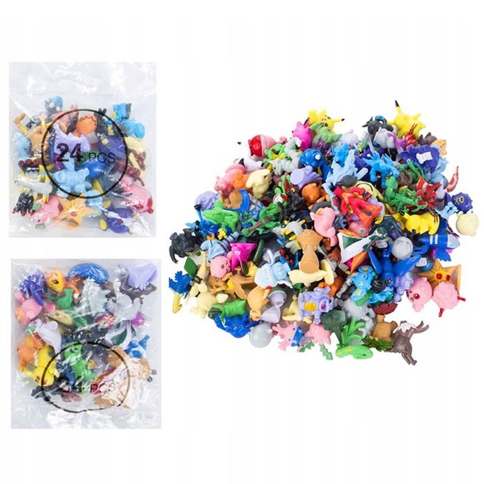 Figurki Pokemon Zestaw 48 Sztuk Pokemon Go