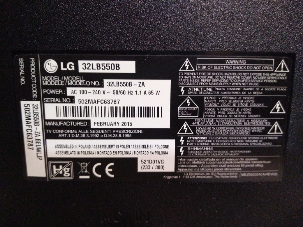 smart tv lg 32''