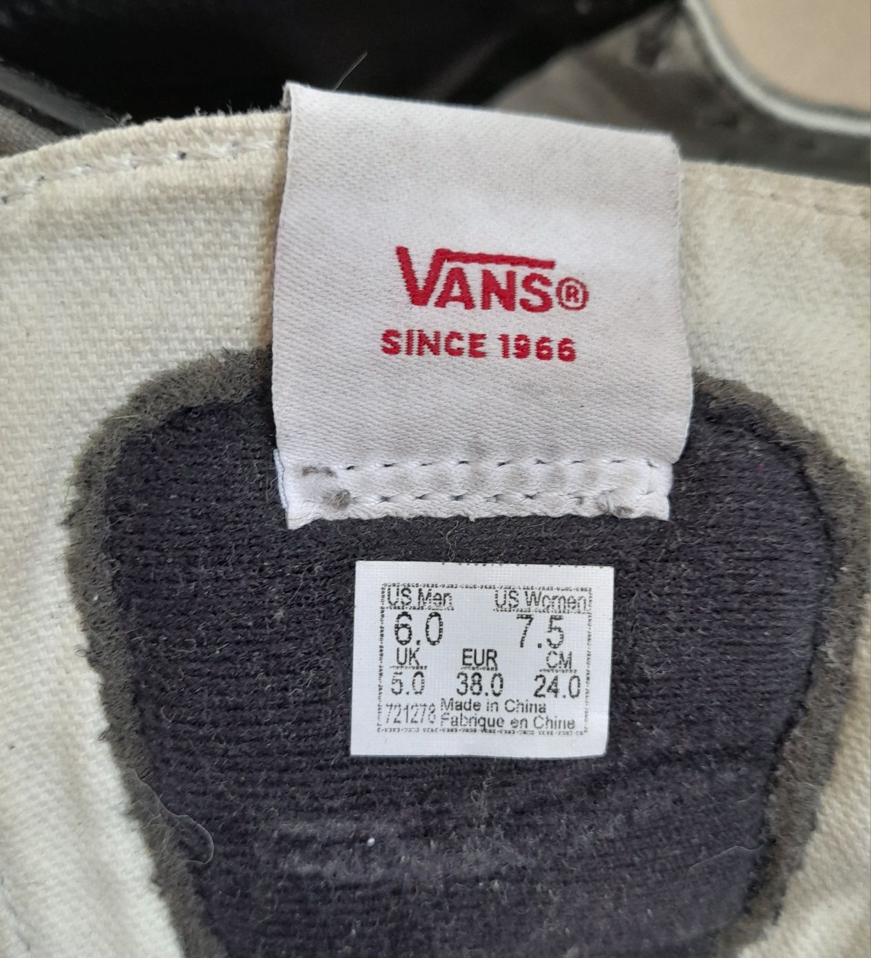 Tenis Vans 38 tipo bota