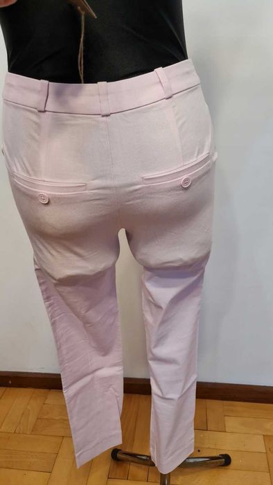 1286a Spodnie cygaterki Mango różowy r. S