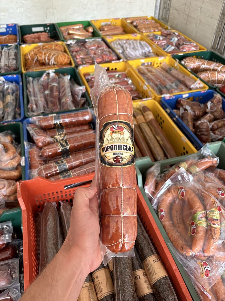 Ковбаса колбаса макогон виробник продуція мʼясні вироби ковбас опт