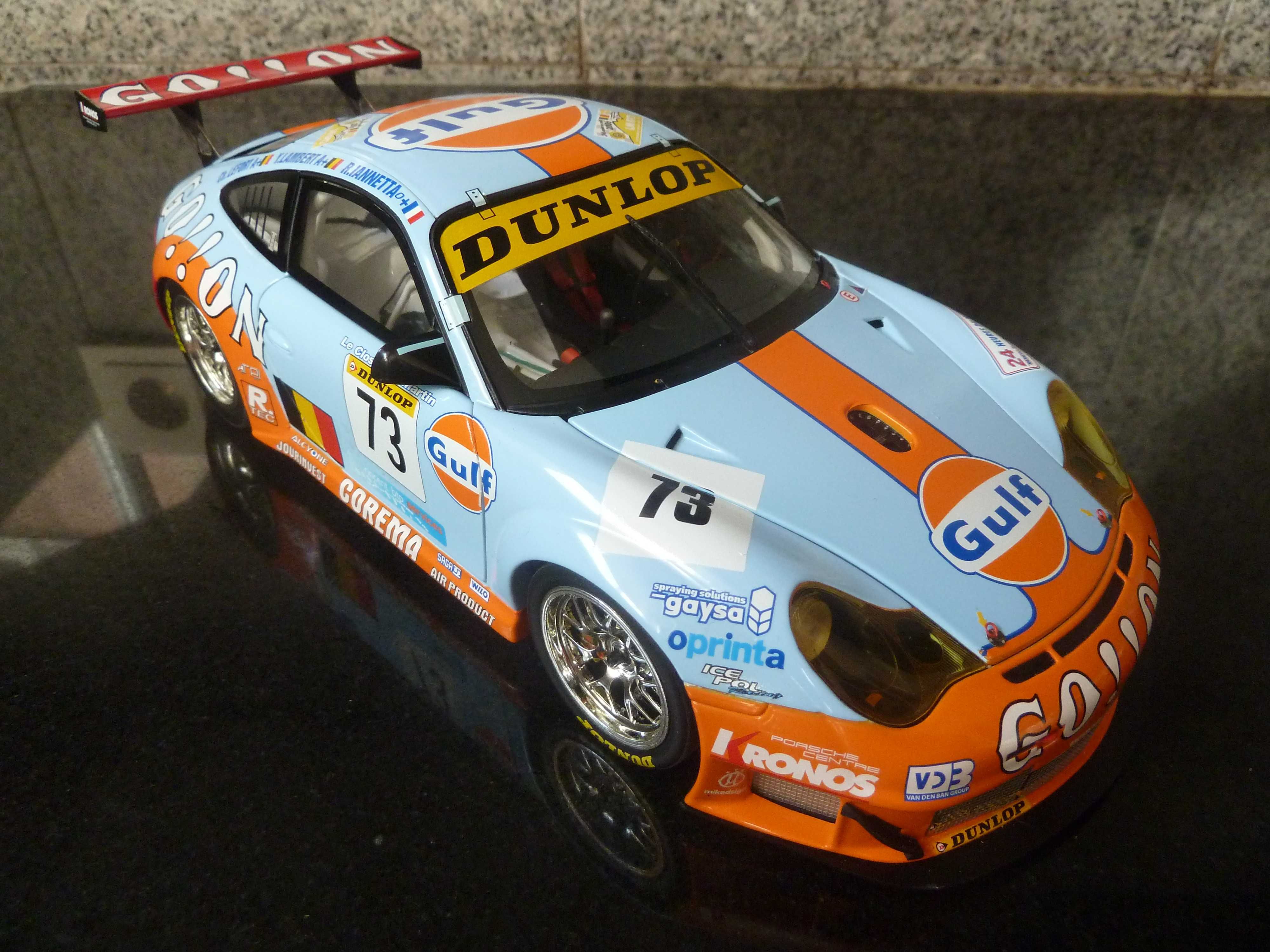 1:18 Minichamps, Porsche 911 GT3 RSR, Gulf, 24H Le Mans 2006, AutoArt