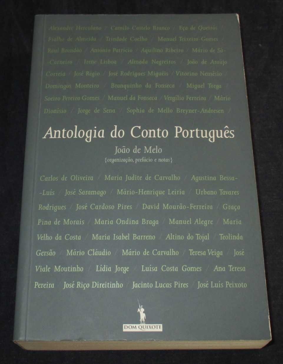 Livro Antologia do Conto Português João de Melo