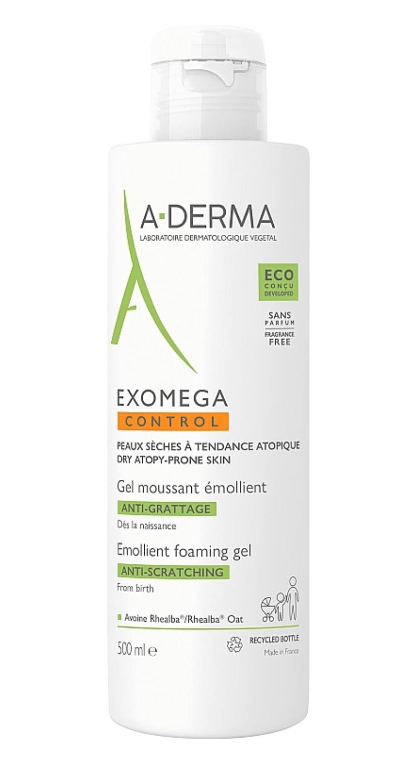 A-Derma Exomega Смягчающий гель для душа 500мл.