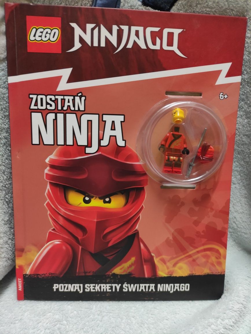 Książka LEGO Ninjago Zostań Ninja + figurka Ninjago Kai