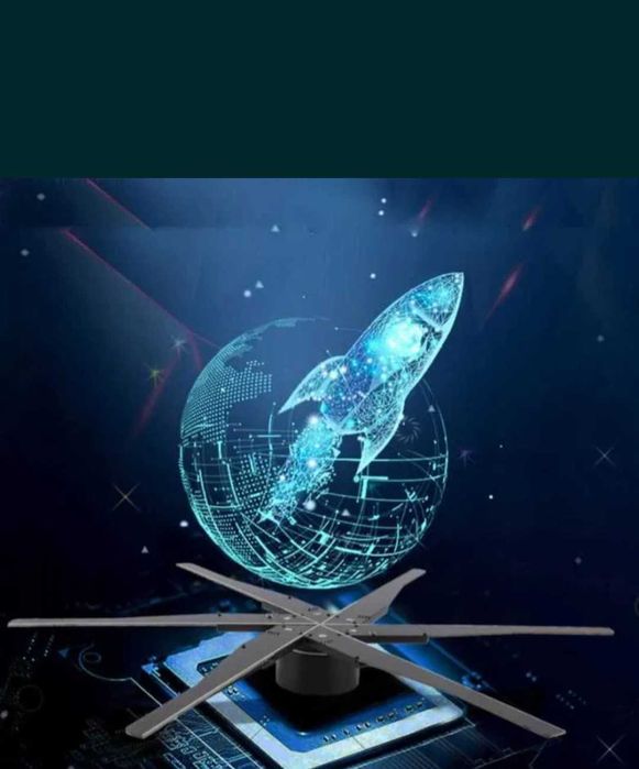 Projektor Holograficzny, szybki, wyraźny 3D 70CM 1152LED