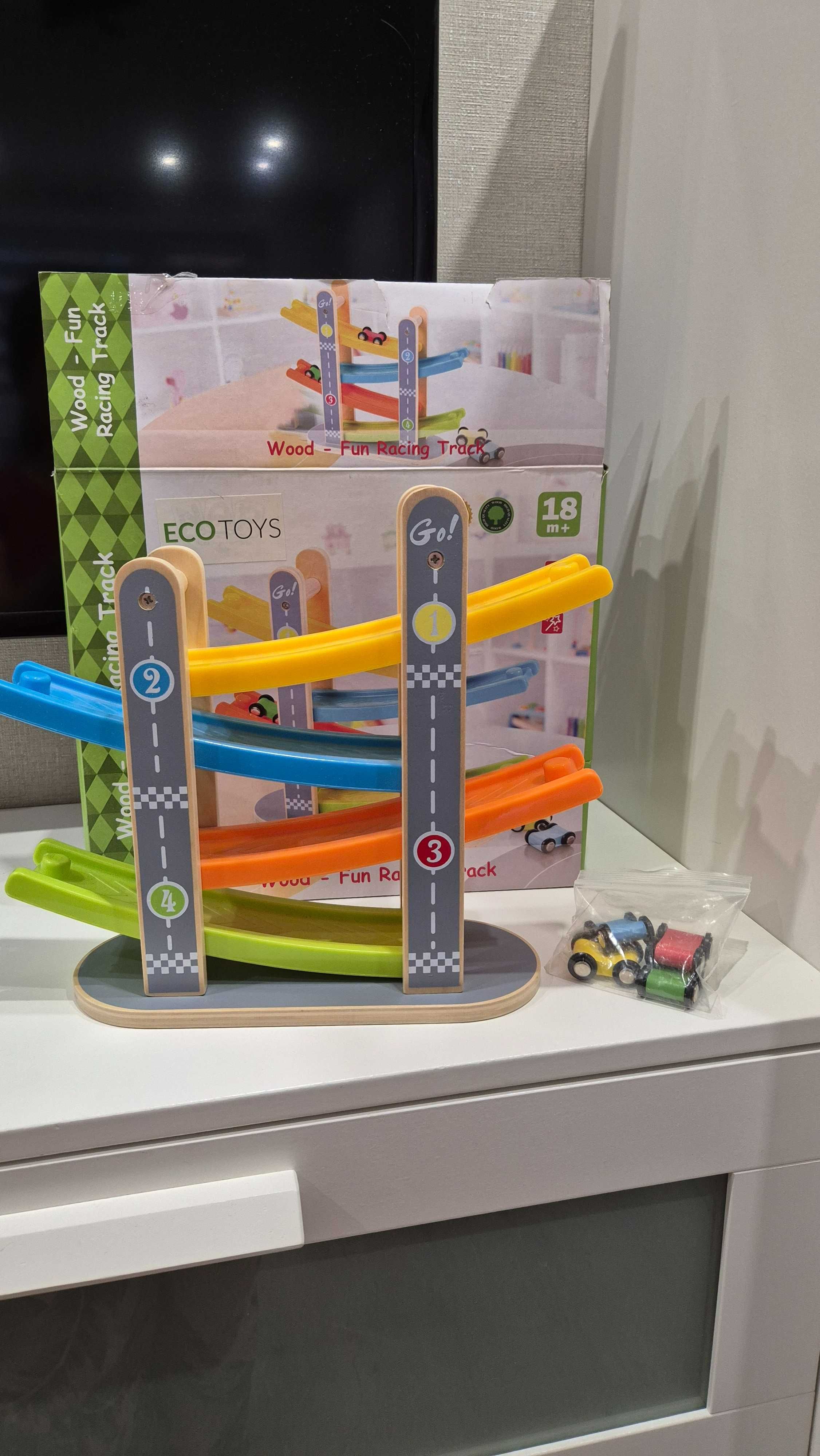 Іграшка Eco Toys (трек, машинки) в коробці в стані нової