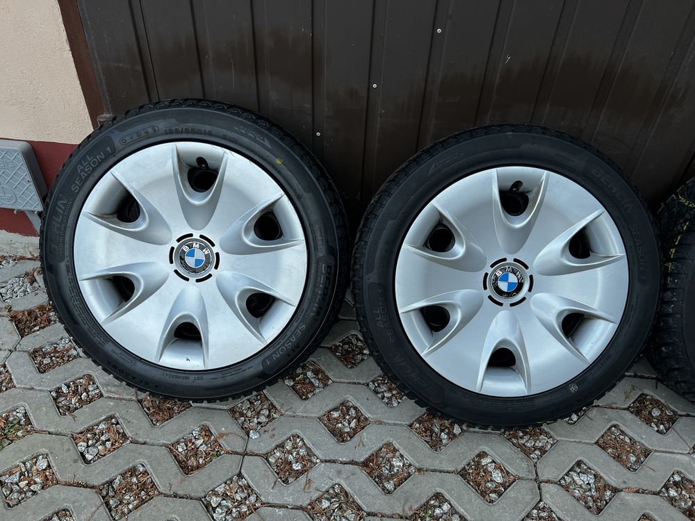 Koła 16 Felgi z Oponami 5x120 BMW 1 e87 f20 e90 Całoroczne 195/55/16