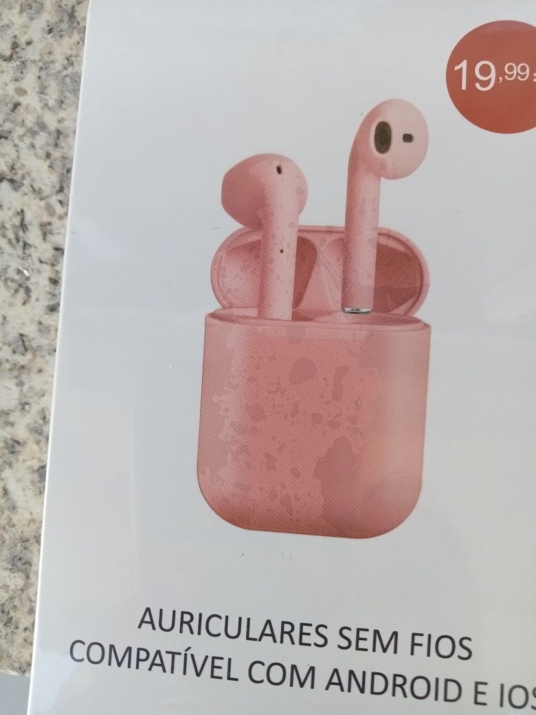 Auriculares bluetooth sem fio