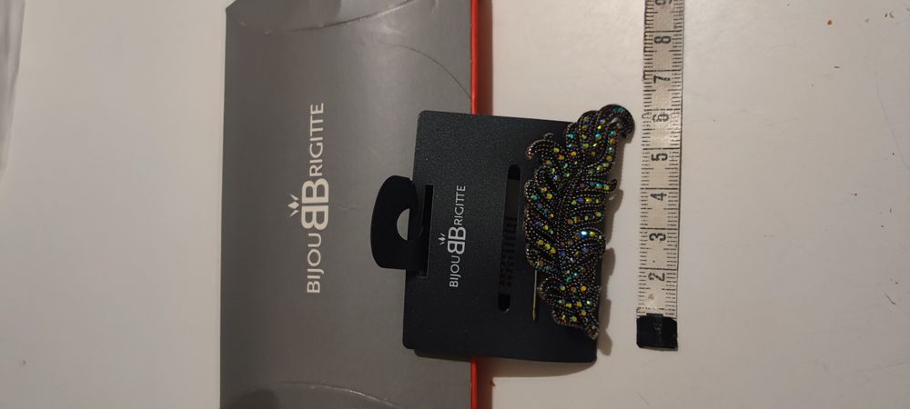 Broszka pióro bijou brigitte