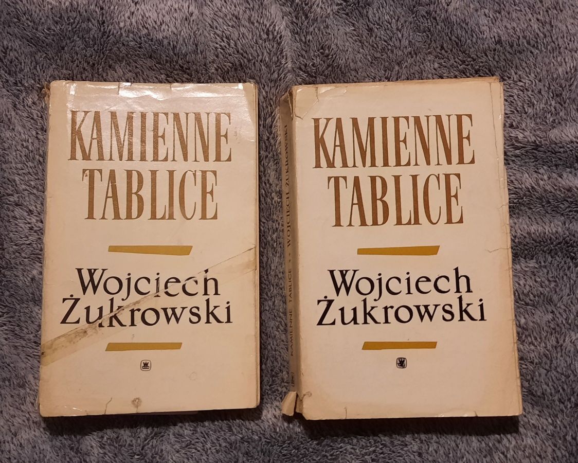 Kamienne tablice- Wojciech Żukrowski książki zestaw tom 1 tom 2