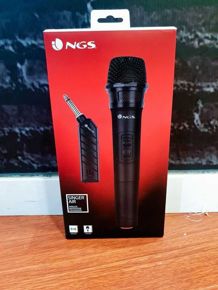Microfones Wireless NGS Singer Air