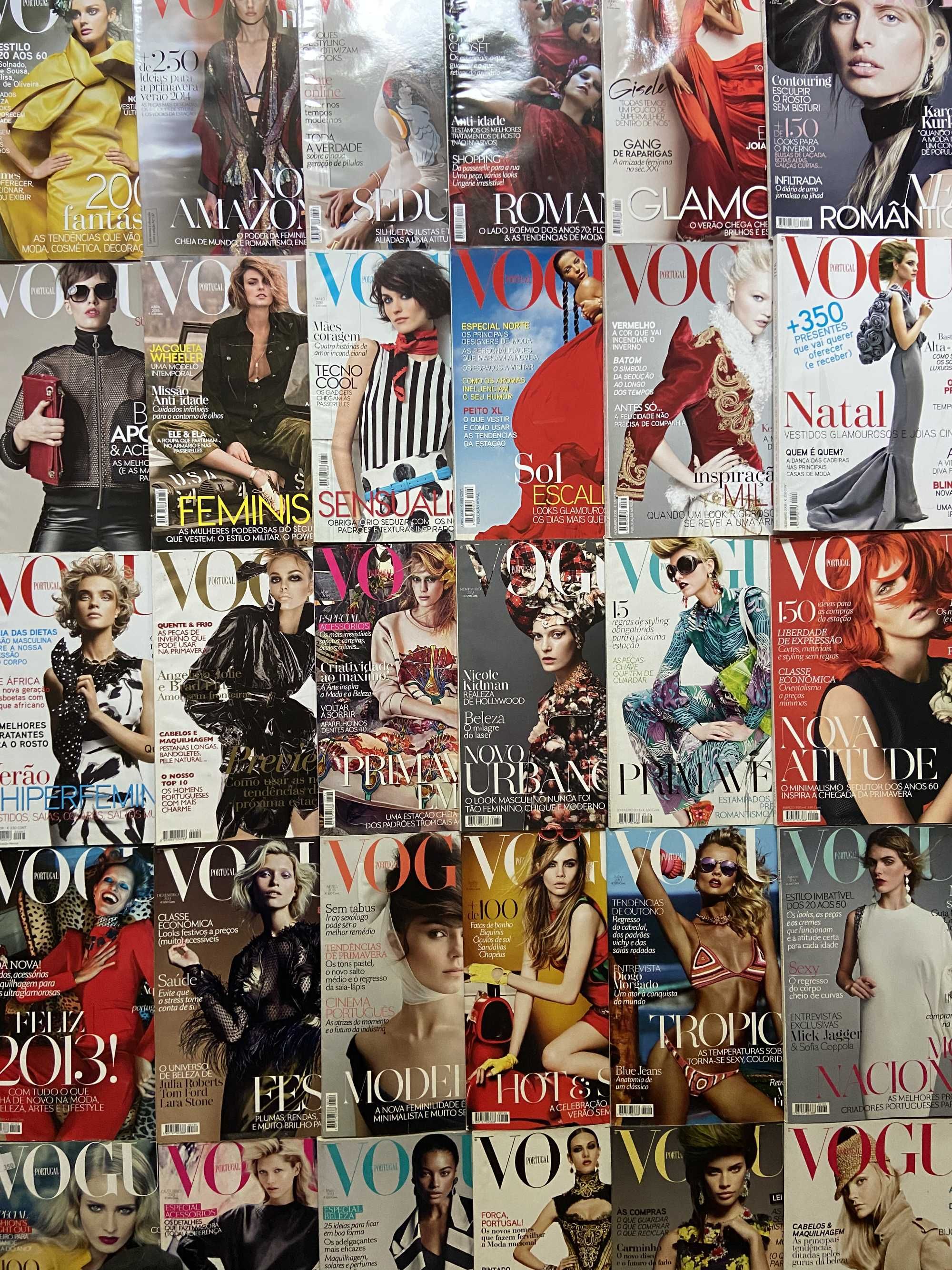 Coleção 50 Revistas VOGUE