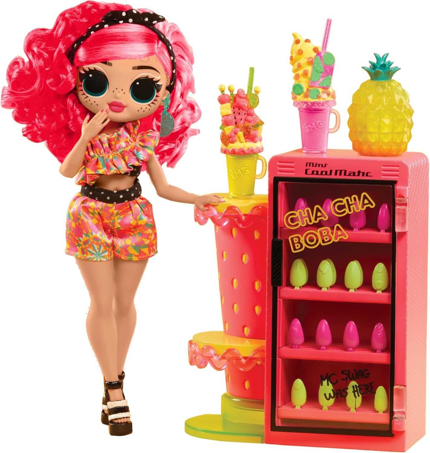 Кукла лол омг Пинк Попс LOL OMG Sweet Nails Pinky Pops Fruit Shop ча