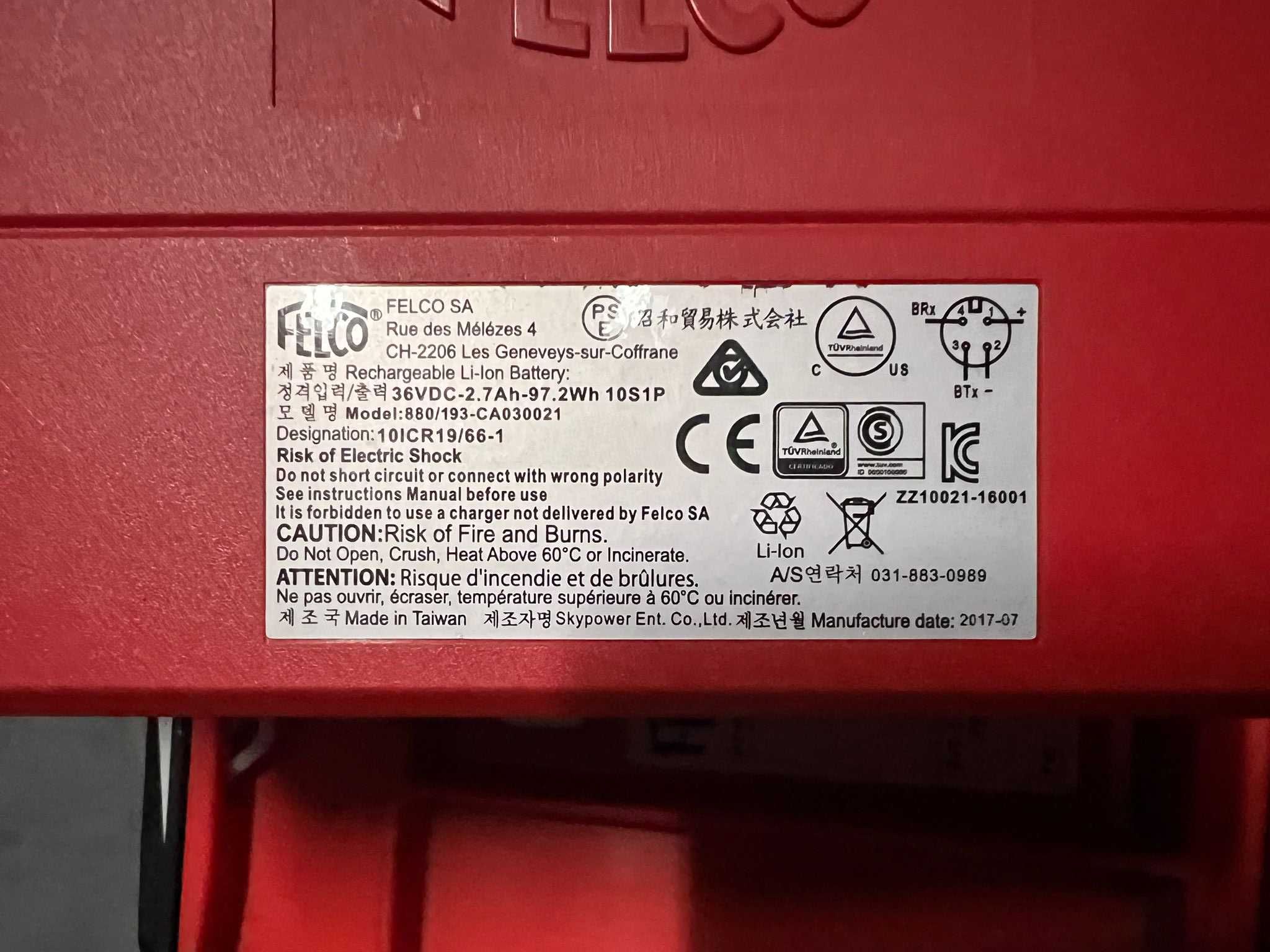 Nożyce / Nożyce elektryczne FELCO / KOMPLET