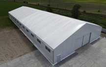 Hala namiotowa dwuspadowa 20x80x5m - NOWA !!!