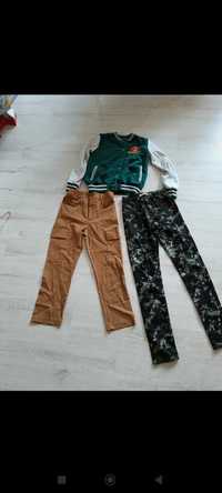 Jeansy bluza Bershka