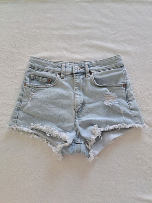 Jeansowe Spodenki H&M niebieskie 36