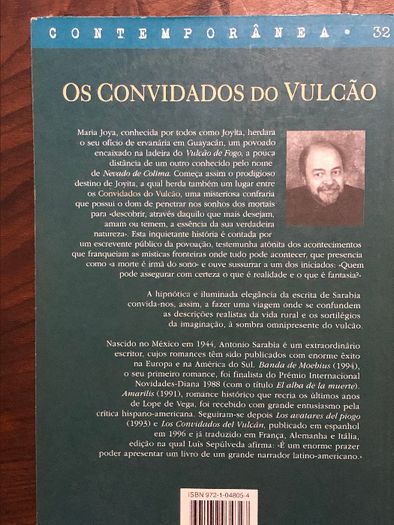 Os convidados do vulcão - livro de Antonio Sarabia