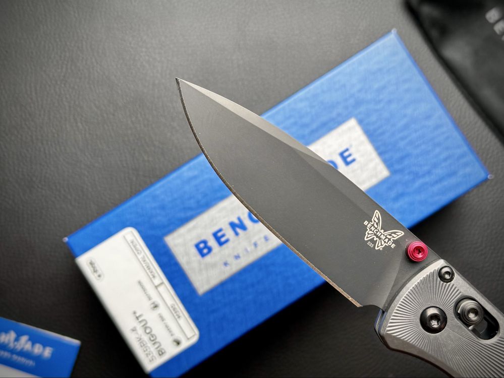 Нож Benchmade 535BK-4 Bugout Aircraft Aluminum Black Blade M390