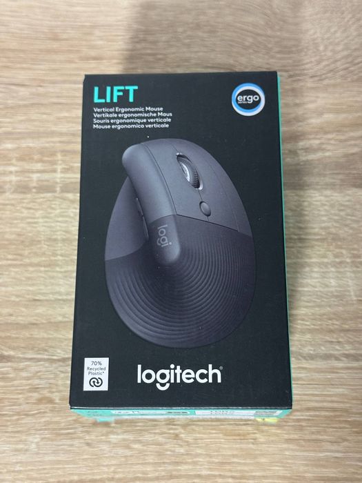 Бездротова миша Logitech Lift Ergonomic Vertical Graphite (910-006473)