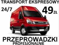 Taxi Bagażowe 24/7 Tani Transport Bagażówka Przeprowadzki Utylizacja