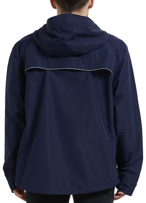 Kurtka Rowerowa Przeciwdeszczowa ATLASLAVA Niebieska L