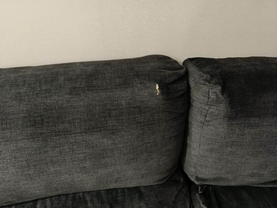 Sofá 3 lugares com chaise long