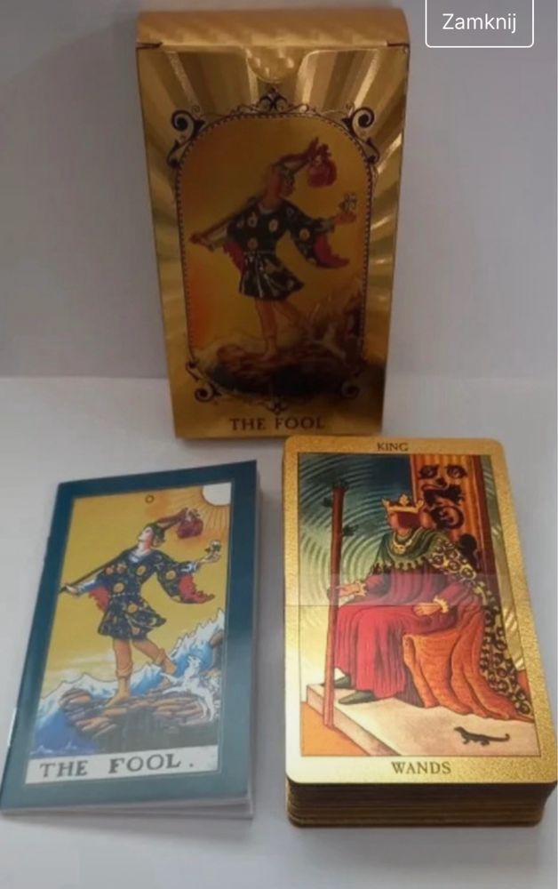 Karty Tarot  trzy talie