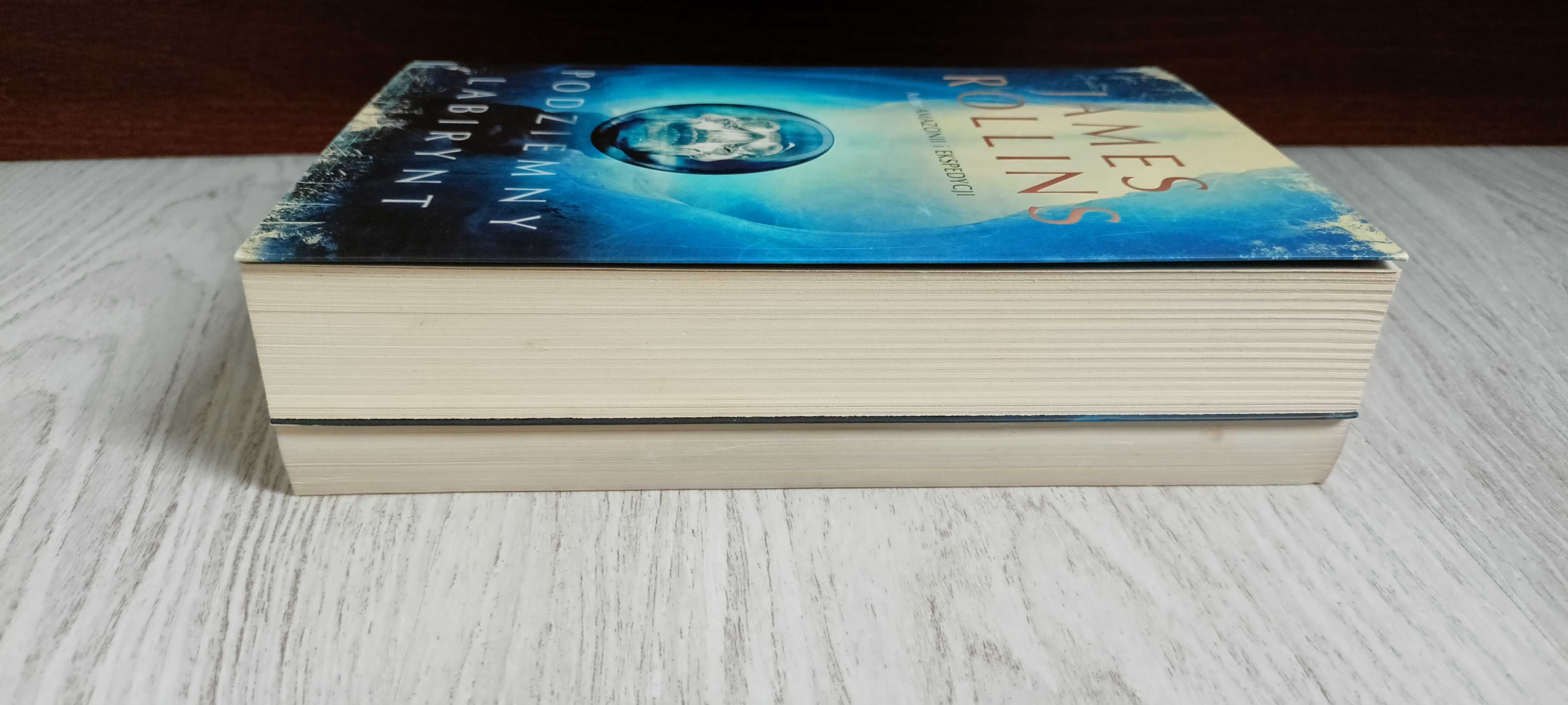 2x James Rollins Podziemny labirynt + Philipp Vandenberg Pompejańczyk