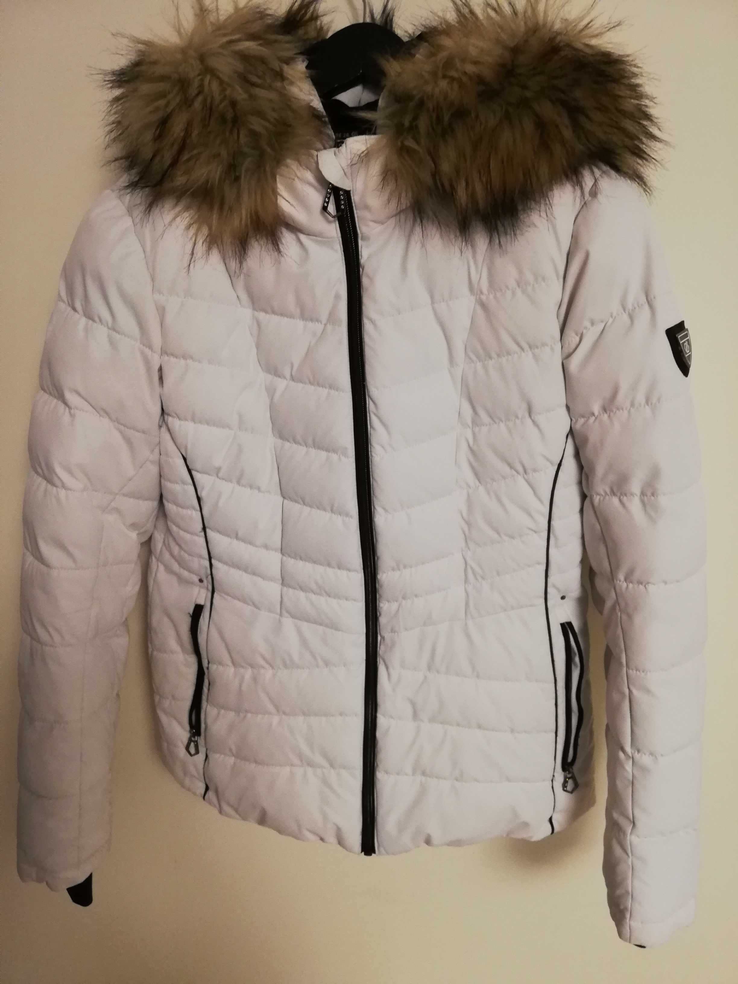 kurtka narciarska Dare2B S M 36 38 Glamorize II DWP479 Biała Slim Fit