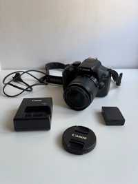 Canon EOS 1300D + 18-55mm F3.5-5.6 + extra battery