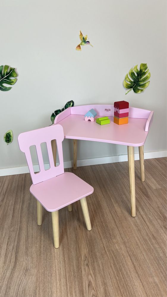 Дитячий стіл і стільчик столик та стільчик парта столик и стульчик