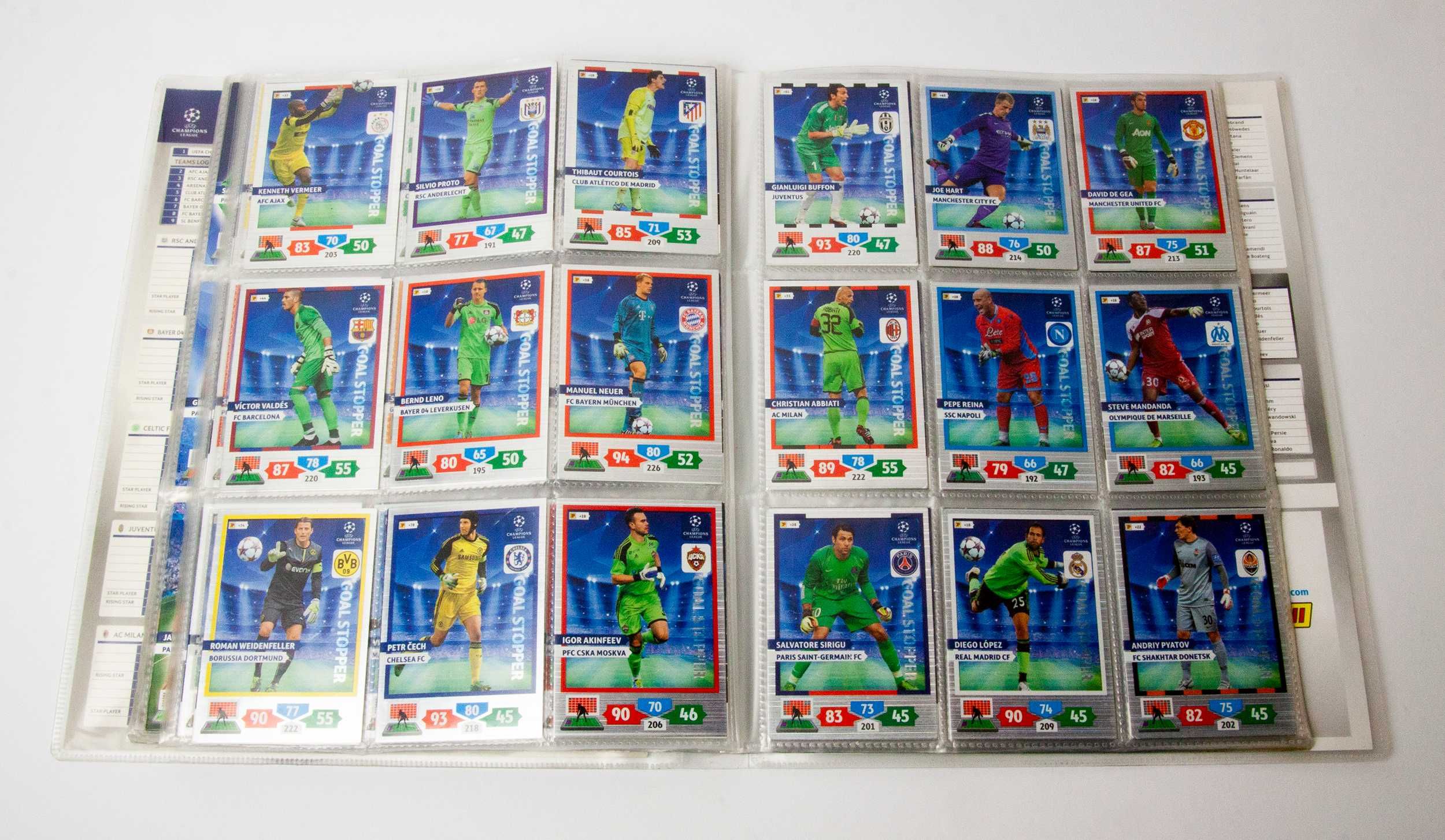 PANINI UEFA CHAMPIONS LEAGUE 2013/2014 Komplet 365 kart