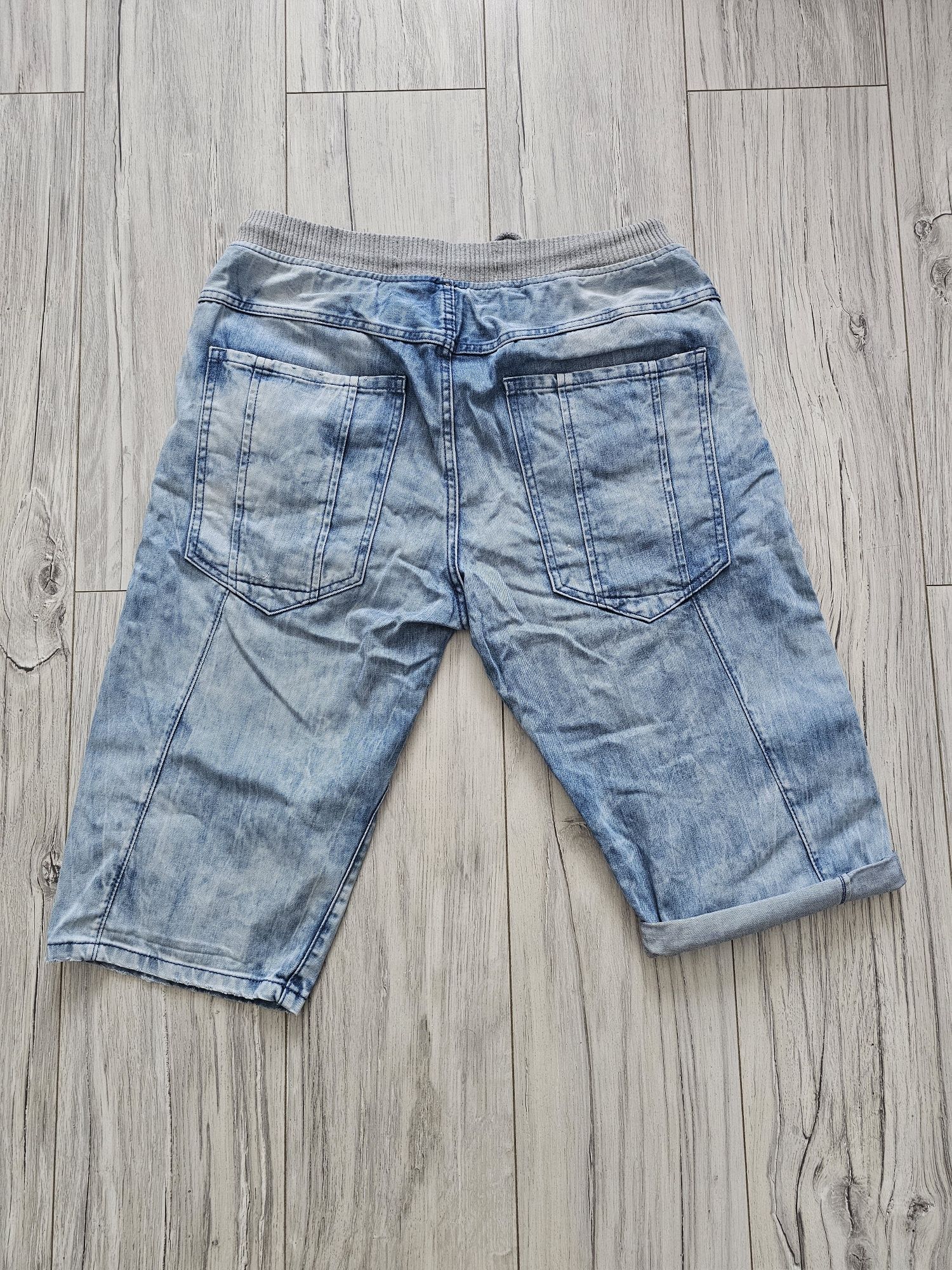 Szorty spodenki RESERVED w36 XL 3/4 jeans Dżinsy