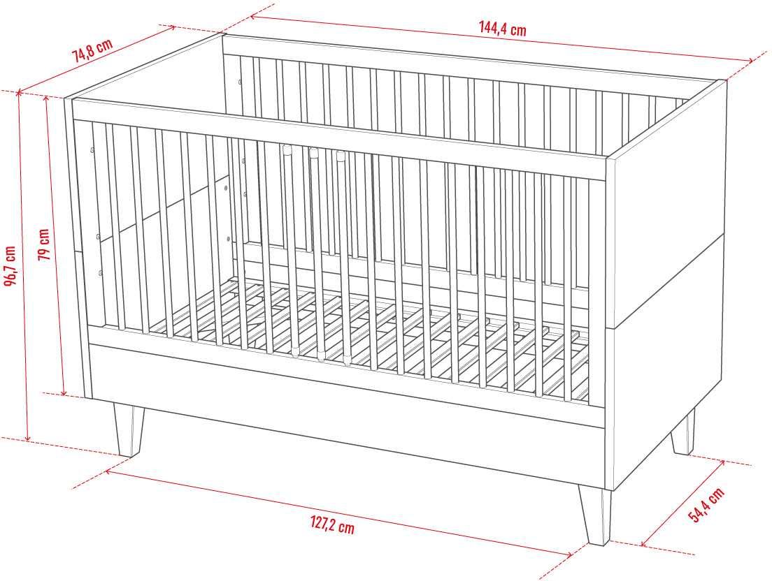 Łóżeczko/tapczanik VOX Concept 70x140