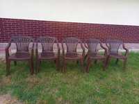 Krzesła ogrodowe plastikowe fotele ogrodowe
