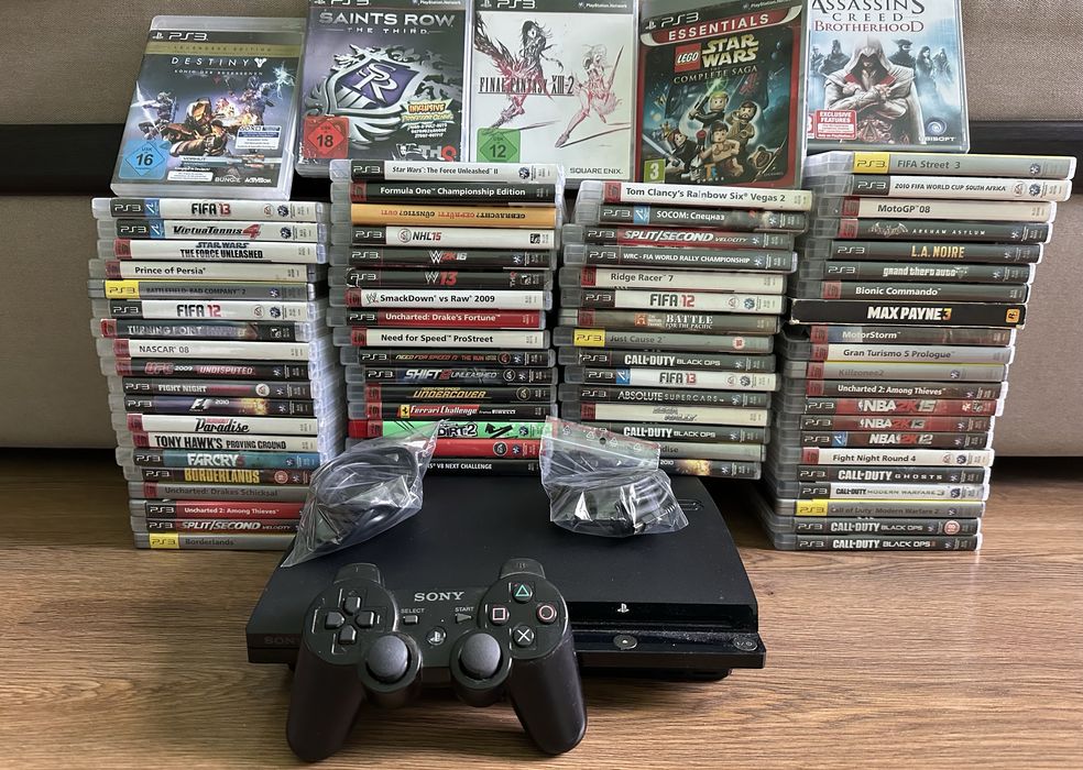 Playstation 3 slim гарний стан + ігри