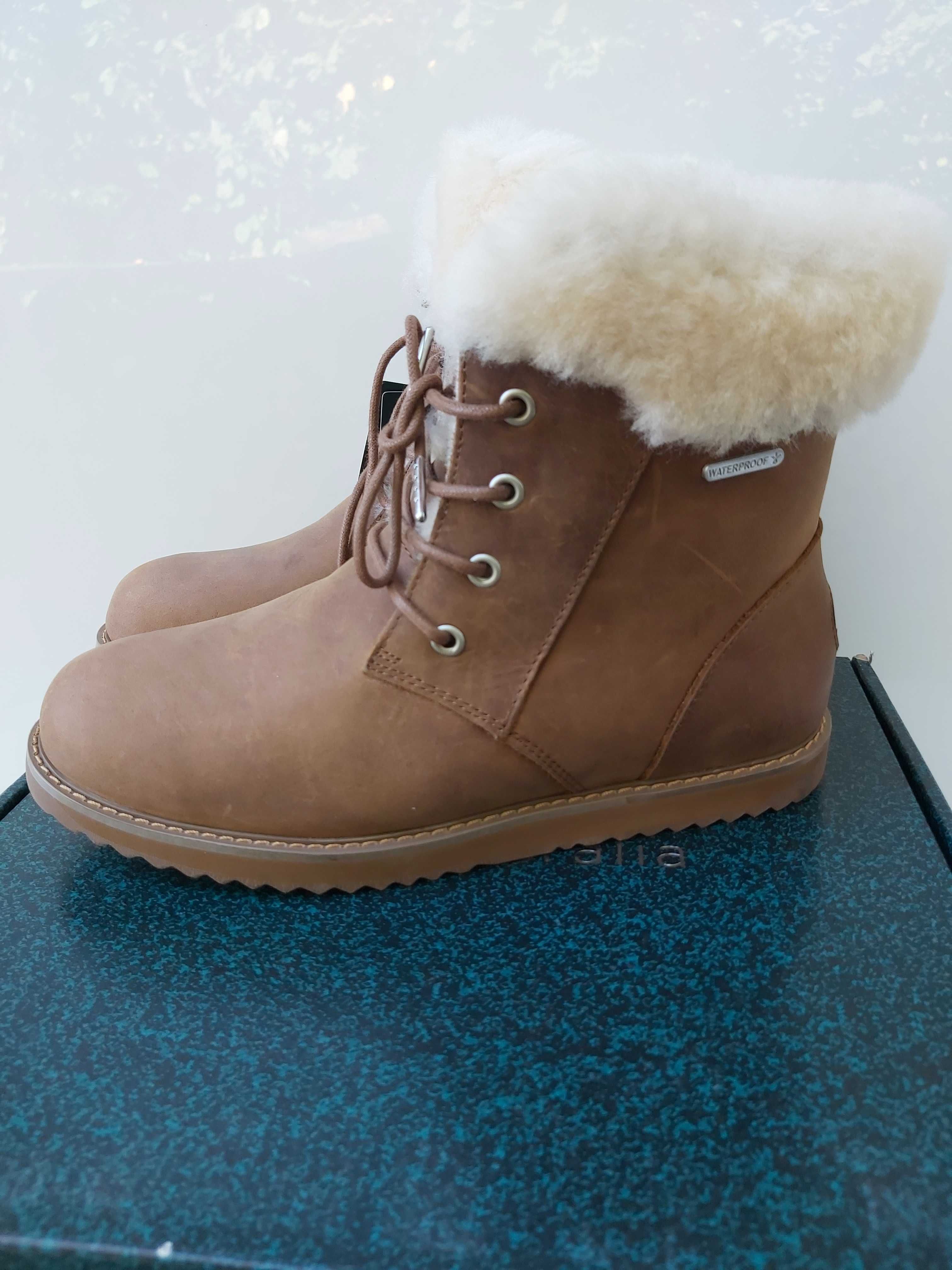 NOWE śniegowce EMU AUSTRALIA shoreline leather botki kozaki rozmiar 39