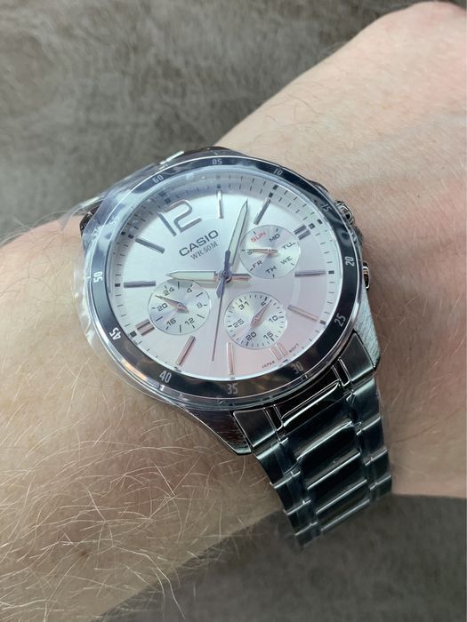 Годинник чоловічий Casio MTP-1374D-7 Оригінал Гарантія Часы мужские