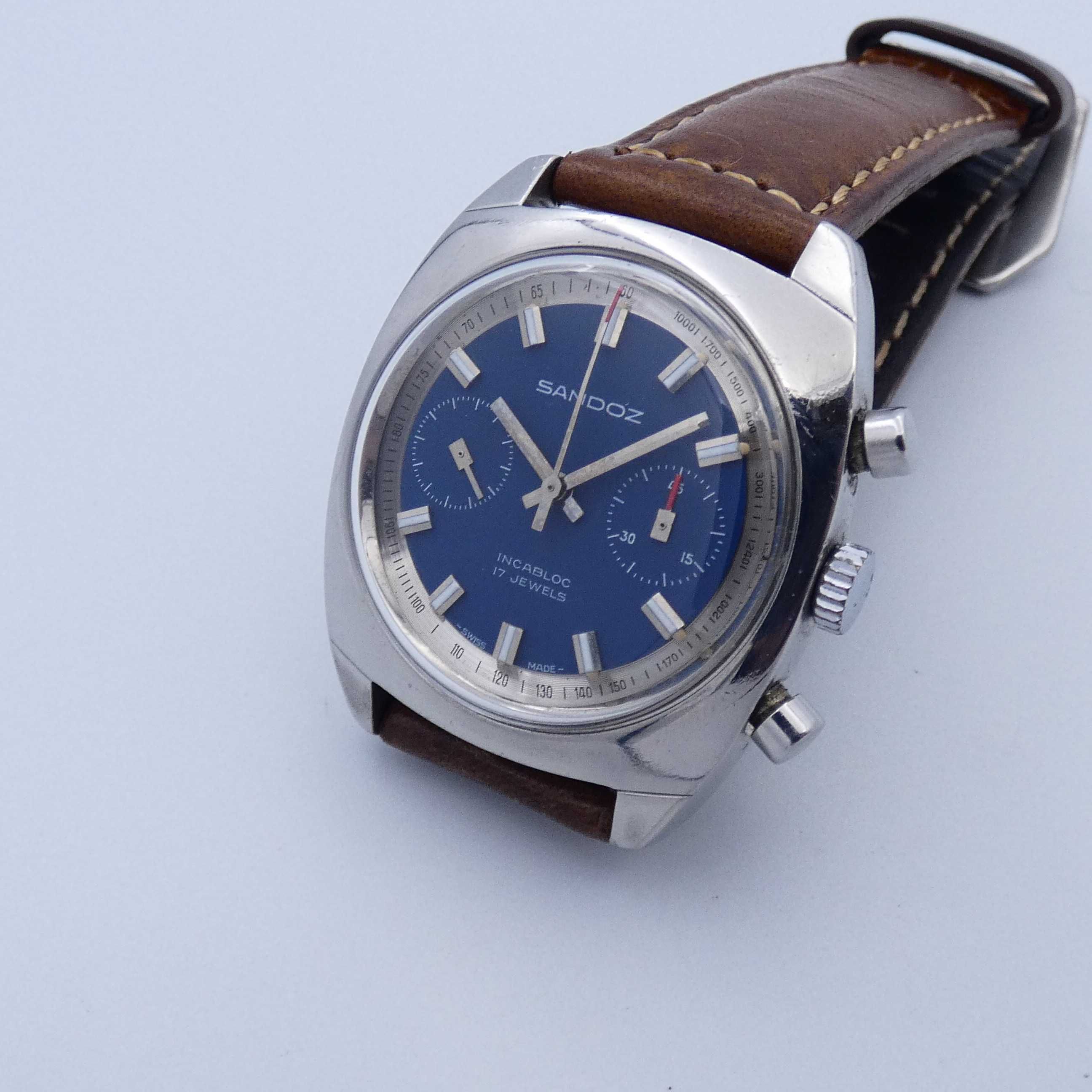 Henri SANDOZ Chronograf Valjoux 7733 Vintage