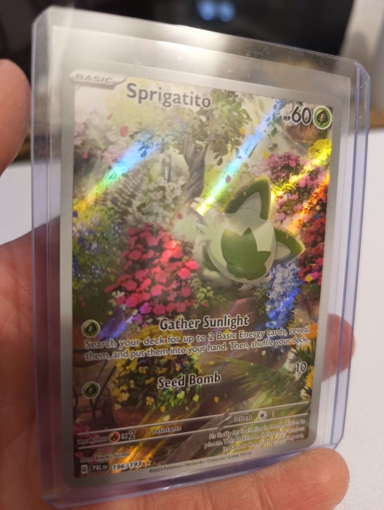 Sprigatito 196/193 NM pokemon tcg paldea evolved Scarlet i violet