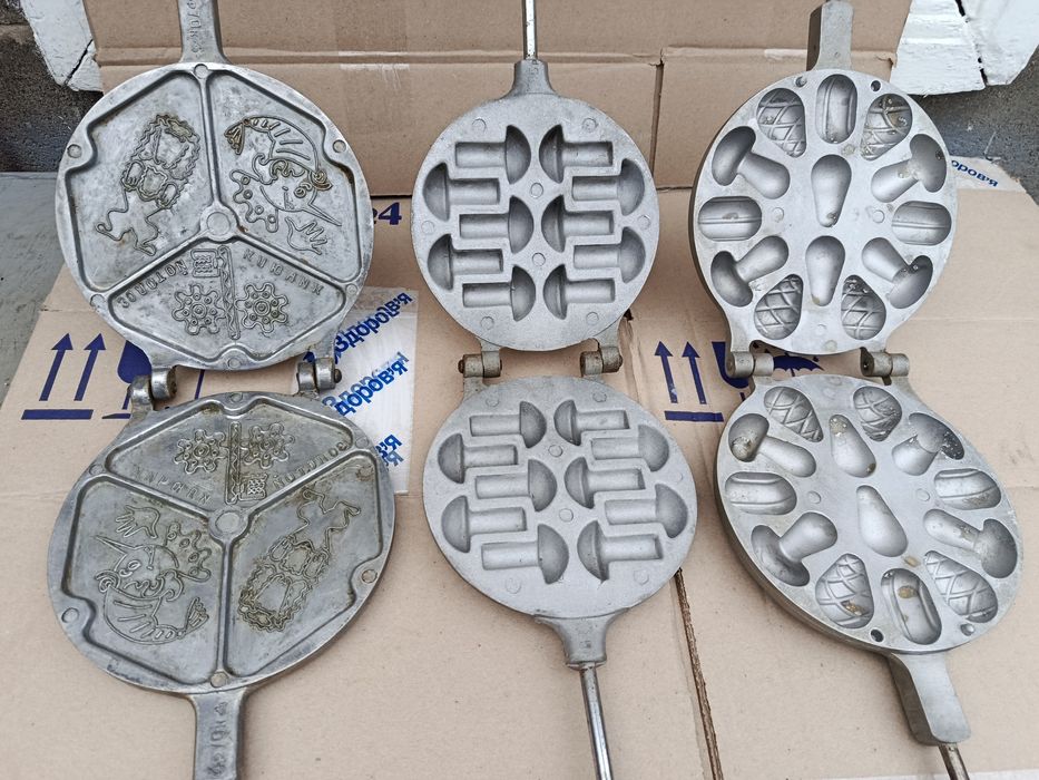 Техника для кухни советская вафельница  форма для печенья коржи СССР